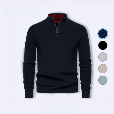 Maglione con Mezza Zip – SALDI