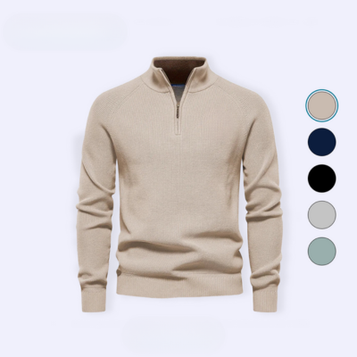 Maglione con Mezza Zip – SALDI