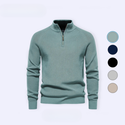 Maglione con Mezza Zip – SALDI