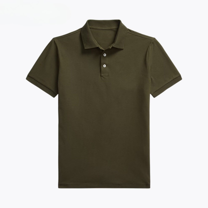 Custom Slim Fit Stretch Mesh Polo Shirt