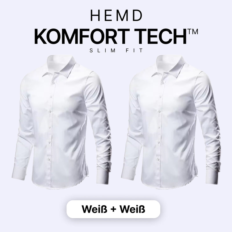 Komfort Tech – Herrenhemd mit flexibler Technologie [KAUFE 1, ERHALTE 1 GRATIS]